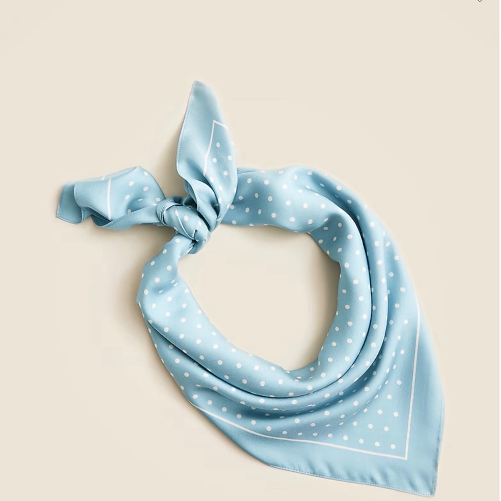 NWT J. Crew Oversized silk bandana Scarf - Picture 2 of 3